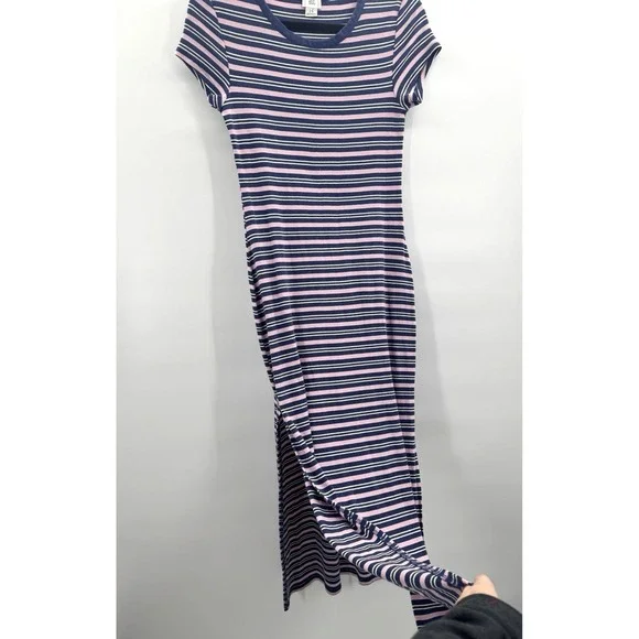 BDG Womens Large Maxi Dress T-Shirt Cotton Stretch Casual Cottage Twee Coastal - Picture 2 of 7